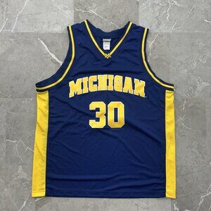 Vintage Michigan Wolverines Jersey Mens XL NCAA Basketball Foot Locker y2k